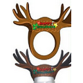 Foam Full Color Reindeer Antlers Visor